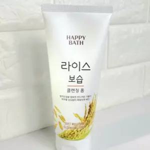 빠른배송 클렌징폼 해피바스 클렌징 해피바스클렌징 라이스클렌징 라이스 보습 폼 200g 서치B