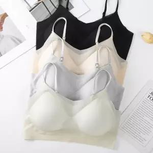 심리스 브래지어 노와이어 에어쿨 브라 여자 여성 속옷 내의