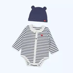 블루독 베이비 NY ST카라세트바디수트 46A70 040 10 46A7004010 출산백일돌선물 BON 5193804