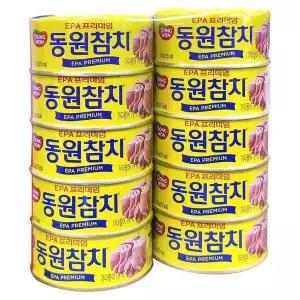 [하프클럽/]동원 EPA 프리미엄 참치 통조림 150g 10캔