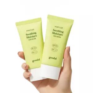 [ 선크림/화잘먹] 구달 맑은 어성초 진정 수분 선크림 50ml 1+1 기획