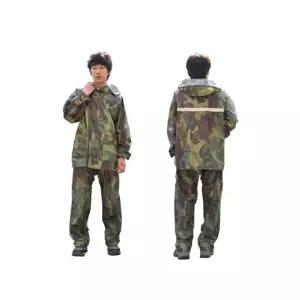 방수코팅 상의 등판 통풍 CAMO 상하 투피스 우의