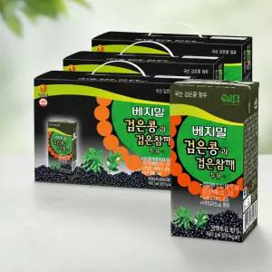 베지밀 검은콩과 검은참깨 두유 190ml 72팩