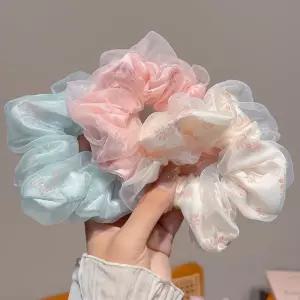 머리끈 세트 3개 헤어 곱창밴드 예쁜 데일리