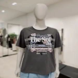 [에고이스트][BLUE LABEL] 레이스 프린팅 반팔 티셔츠 ES2OTH10