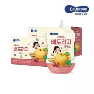 베베쿡 처음먹는 배도라지 플러스 2박스(120ml X 40팩)