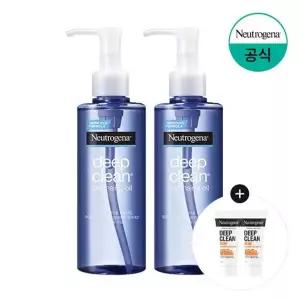 뉴트로지나 [아크네10gx2개증] 뉴트로지나 딥클린 클렌징 오일 200ml x2