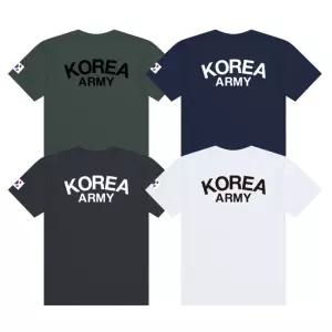 국산 로카티 쿨드라이 ROKA 반팔티 육군 군인티 기능성 라운드 티셔츠 남녀공용 4컬러