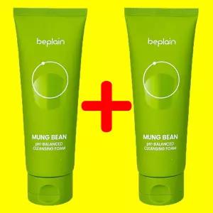 비플레인 녹두 약산성 클렌징폼 160ml + 160ml