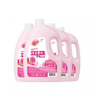 피죤 섬유유연제 3100ml4개 핑크로즈