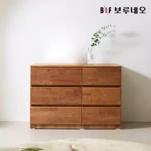 앳홈 테드 속깊은 브라우니 원목 1000 와이드 광폭서랍장 깊이500)