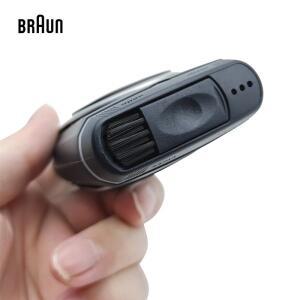 BRAUN 호환 M90 휴대용 전기 면도기, 모바일 트리머 세척 가능한 수염 여행용 2AA 배터리