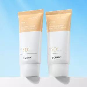 싸이닉 엔조이 파데스킵 수분 톤업 선크림 50g 2개 (정가 36,000원/파데프리 비건/SPF50+ PA++++)