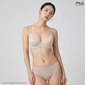 [휠라 공식] 아웃핏 시즈널 트루베이지 와이어 브라 세트 (FI4BAG3447FTBGSKU)