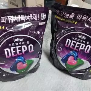 [웰빙창고] 딥큐 3in1 샤르망부케 100개입 x 2개 캡슐세제