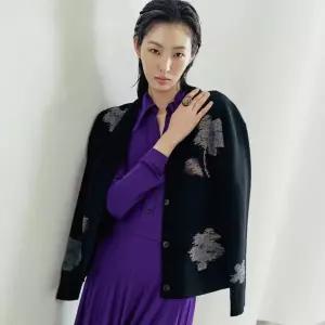 [르네크루]26SS 플라워 인타샤 가디건