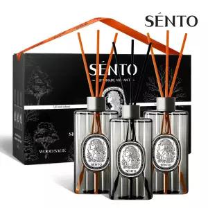 프리미엄 대용량 디퓨저 선물세트 550ml 3개 우드세이지향