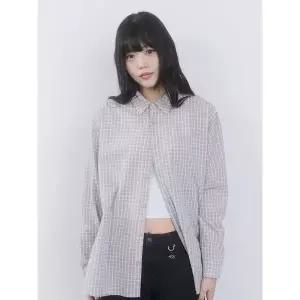 [키르시](대전신세계)플레인 루즈핏 셔츠 [라이트 퍼플]