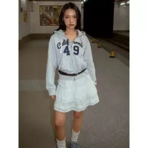 [후아유](김해점)Patch Crop Hood Zip-up / WHMZG1111F