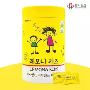 경남 레모나키즈 100정 어린이 유아 비타민 젤리 간식 구디백 레몬맛