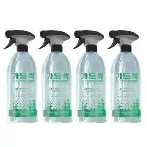 테온셀 가드싹 물때 곰팡이제거제 화장실 욕실청소 뿌리는 세정제 500ml 4통