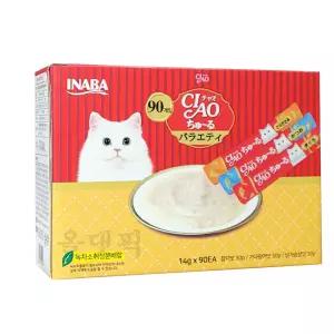 이나바 챠오츄르 추류 대용량 짜먹는 고양이 간식 90입 코스트코