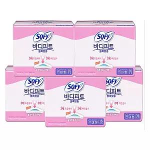 쏘피 바디피트 볼록맞춤 대형 16P X 5팩