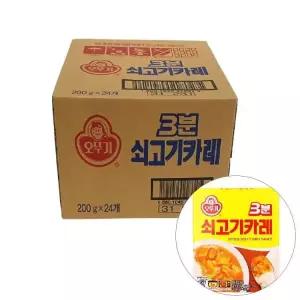 3분쇠고기카레 200G 오뚜기 BOX 24