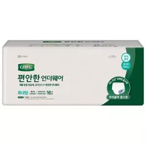 디펜드편안한 언더웨어 일반특대형16x4 성인용기저귀