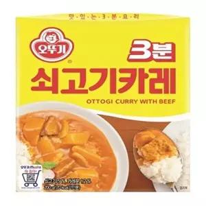 오뚜기 T오뚜기 3분 쇠고기카레 200gx24개