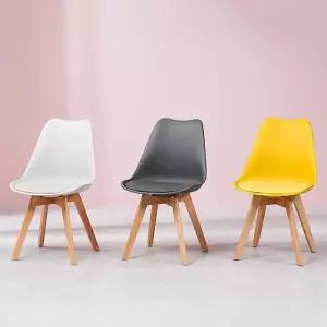 히트디자인 CZ204 원목다리 식탁의자 3colors 4085065