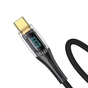 유삼스 100W PD CtoC 디스플레이 초고속 충전 케이블 SJ590