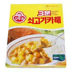 오뚜기 3분 쇠고기카레 200gX24개입 BOX