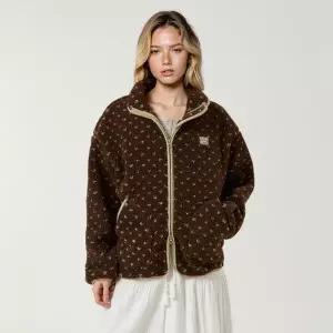 [후아유](대전신세계)Dot Pattern Fleece Jacket WHMZG1198F