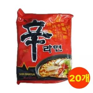 농심 신라면 봉지라면 120g X 20개