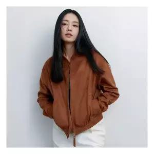 셀렙샵에디션 멜로우 FAUX 스웨이드 봄버점퍼