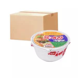 농심 육개장 사발면86g 24개 1박스
