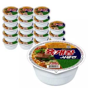 농심 육개장 사발면컵 86g x 24개