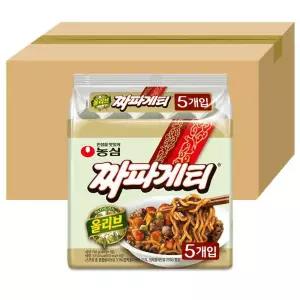 농심 짜파게티 멀티팩 봉지라면 140g 40개 1박스