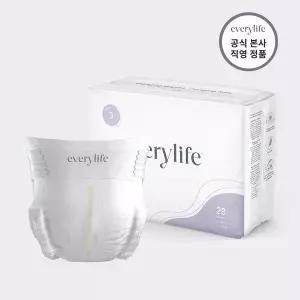 에브리라이프 아기 밴드 기저귀 공용 3단계 28매입 1팩 GST MNS