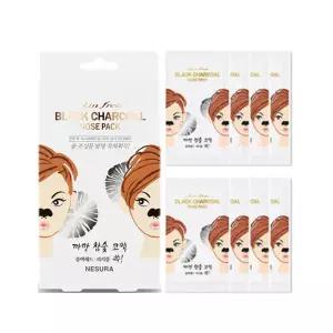 네슈라 스킨후리 까만 참숯 코팩 8매 매끈한코