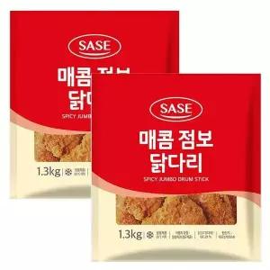 사세 매콤 점보 닭다리 1.3kg 2개