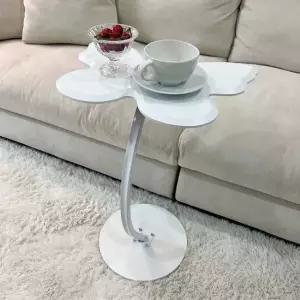 [무료배송] 리빙밸류 나비 사이드테이블 소파 침대 책상 우드 간이 티 테이블 미니 이동식 보조 탁자