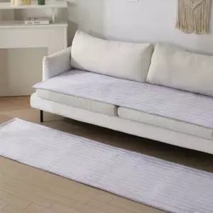 [무료배송] 극세사 소파 방석 65X180cm(라일락)
