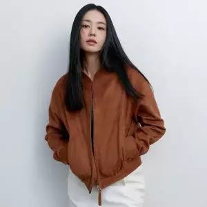 온플 셀렙샵 에디션 멜로우 FAUX스웨이드 봄버점퍼