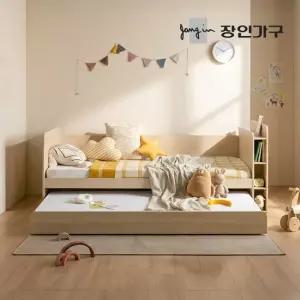 장인가구 무료배송) 뉴피터 LED 수납헤드 E0 슬라이드 2단침대 침대프레임 SS