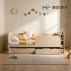 장인가구 무료배송) 뉴피터 LED 수납헤드 E0 서랍형 침대 프레임 SS+가드+파워본넬