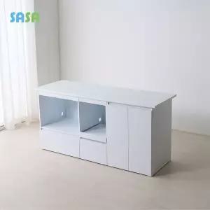 [SASA]사사가구 올리아 LPM 1800 아일랜드 홈바 테이블 밥솥 주방 수납장 렌지대