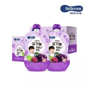 베베쿡 처음먹는 유기농 푸룬과 포도 2박스