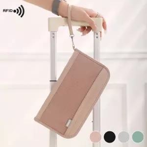 도난 방지 RFID 차단 다용도 수납 해외여행 여권 지갑
